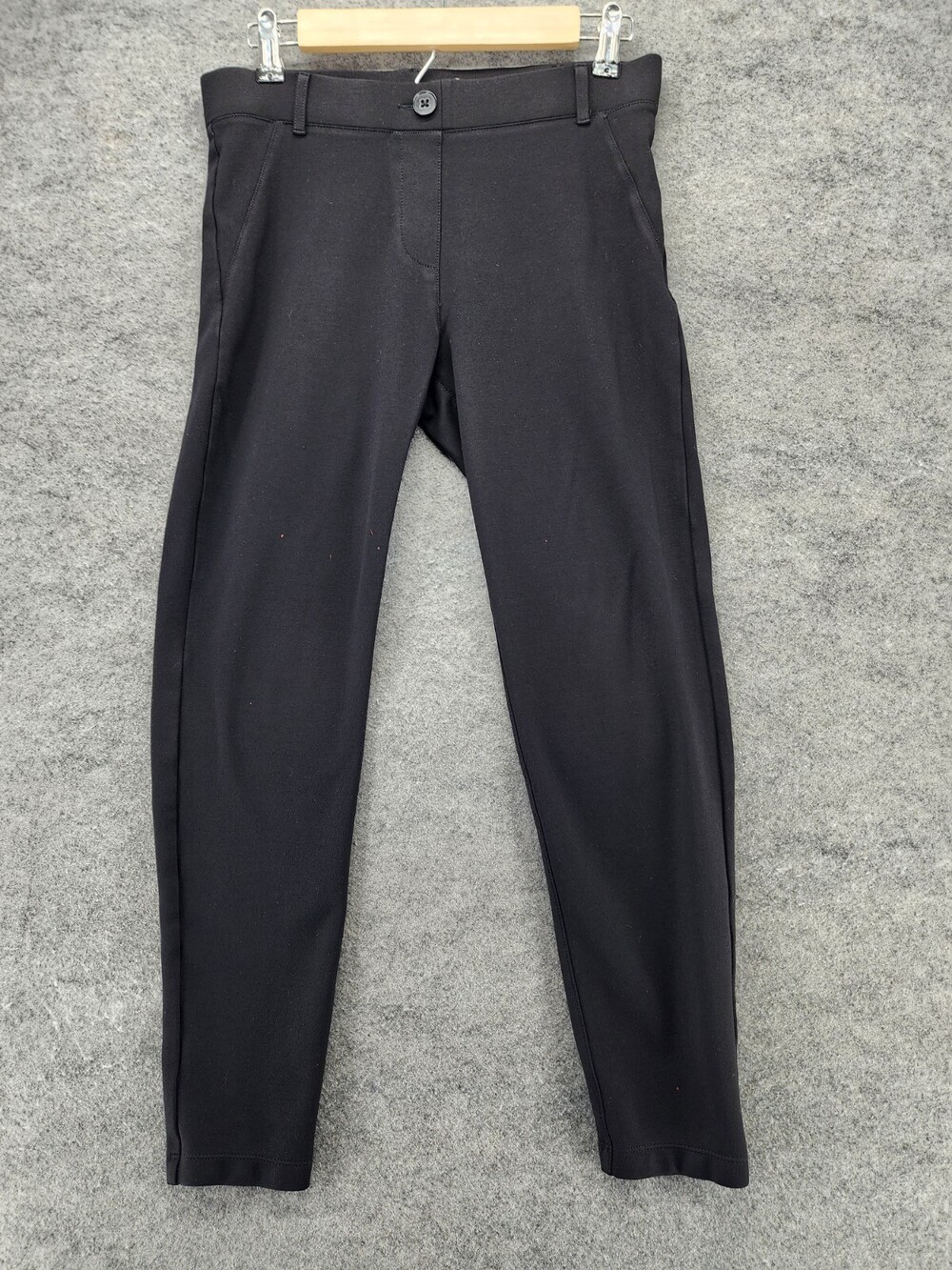 Betabrand Pants Womens Small Petite Pull On Black Skinny